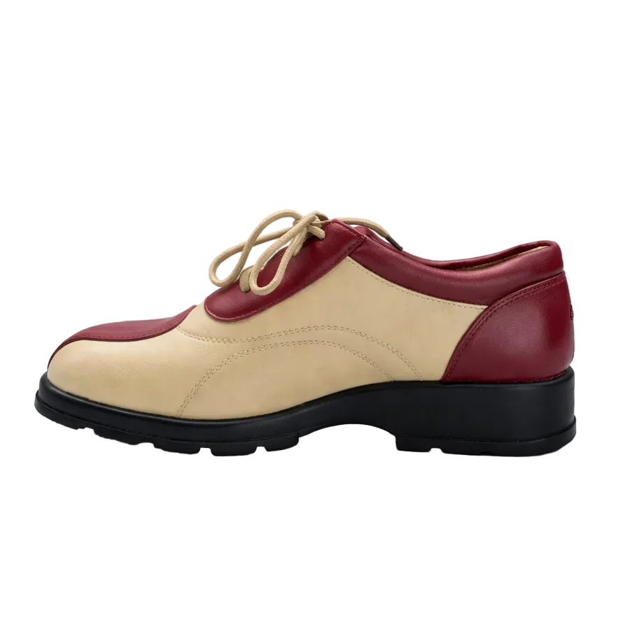 SINSHCOME KIDS SHOES (BEIGE/RED)
