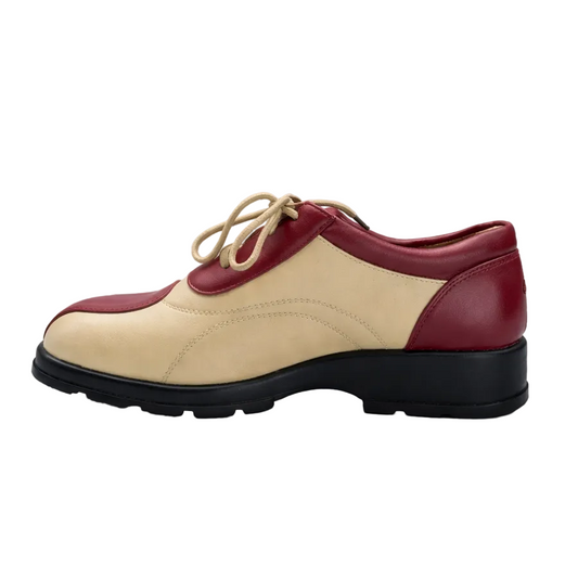 SINSHCOME KIDS SHOES (BEIGE/RED)