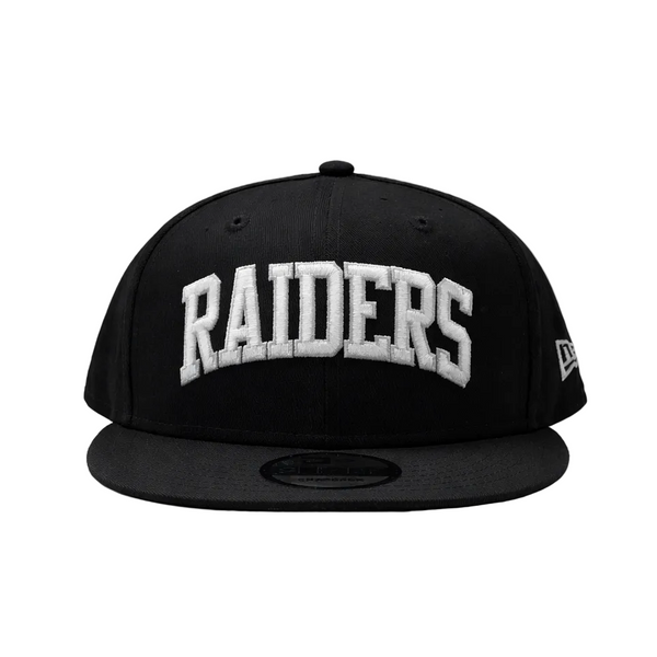 9FIFTY NEW ERA MEN'S NFL LAS VEGAS RAIDERS BLACK SNAPBACK HAT