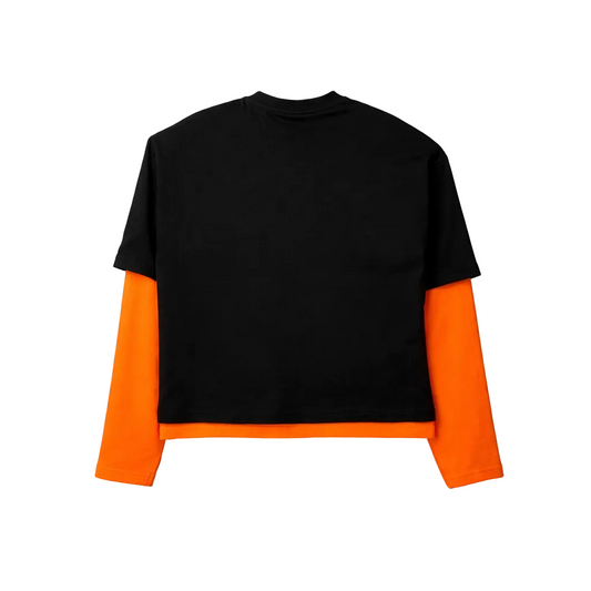 SWITCH MEN'S LONG SLEEVE DEATH HUNTER GRAPHIC T-SHIRT (BLACK)