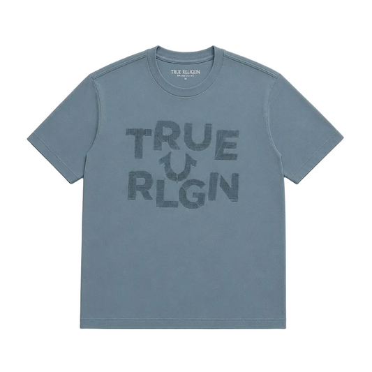 TRUE RELIGION HS CREW NECK TEE (BLUE)