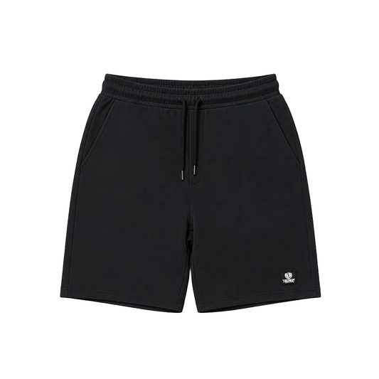 MEN'S SPORTS KNIT FRENCH TERRY SHORTS (BLACK)