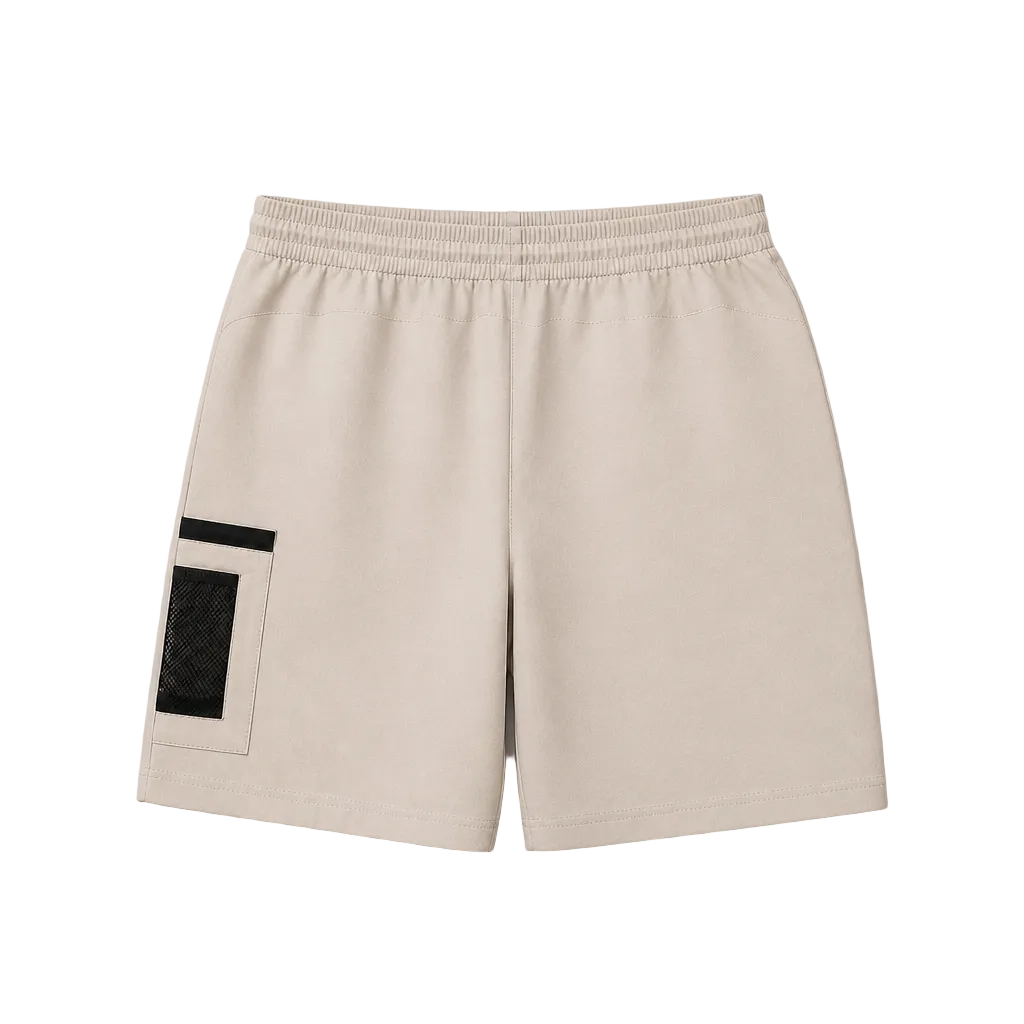 PUMA MEN'S OPEN ROAD 9" DRY CELL TECH BEIGE SHORTS