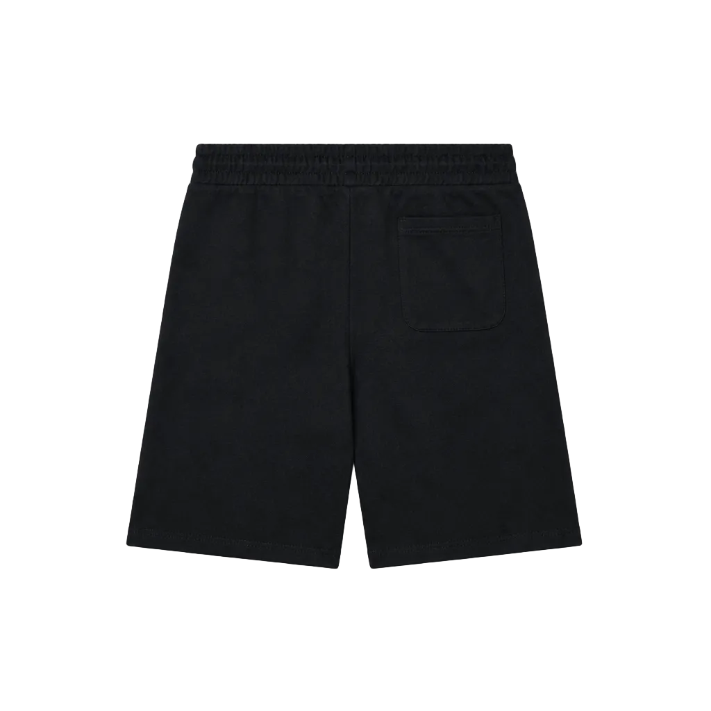 SWITCH MEN'S CONQUERS GRAPHIC & RHINESTONE T-SHIRT/SHORTS SET (BLACK)