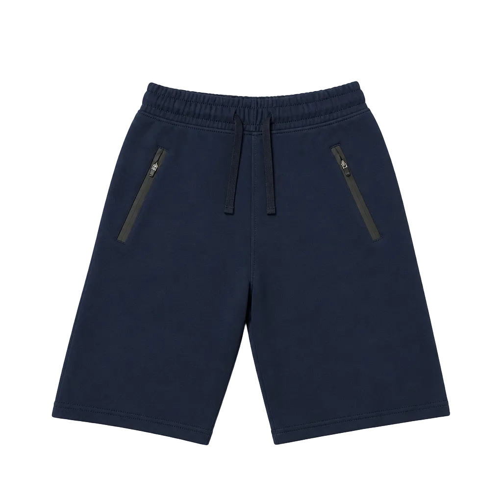 MEN'S COMFORT FIT ESSENTIAL BASIC SHORTS (NAVY BLUE)
