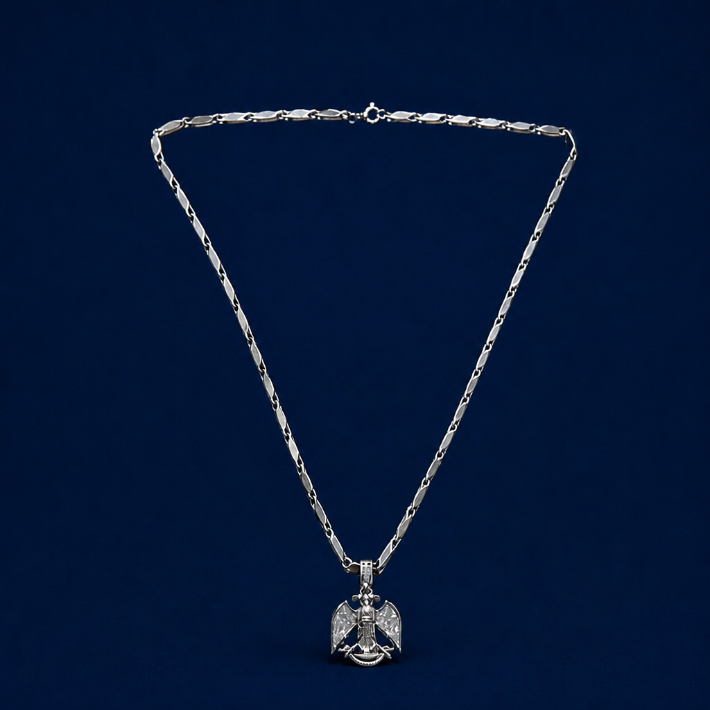 30INCH 5MM SILVER TONE STAINLESS STEEL BIRD PENDANT & CHAIN NECKLACE