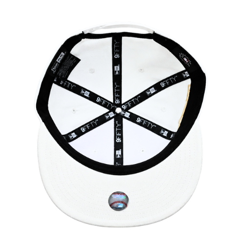 NEW ERA 9FIFTY MLB TORONTO BLUE JAYS 50TH ANNIVERSARY WHITE/GOLD SNAPBACK HAT