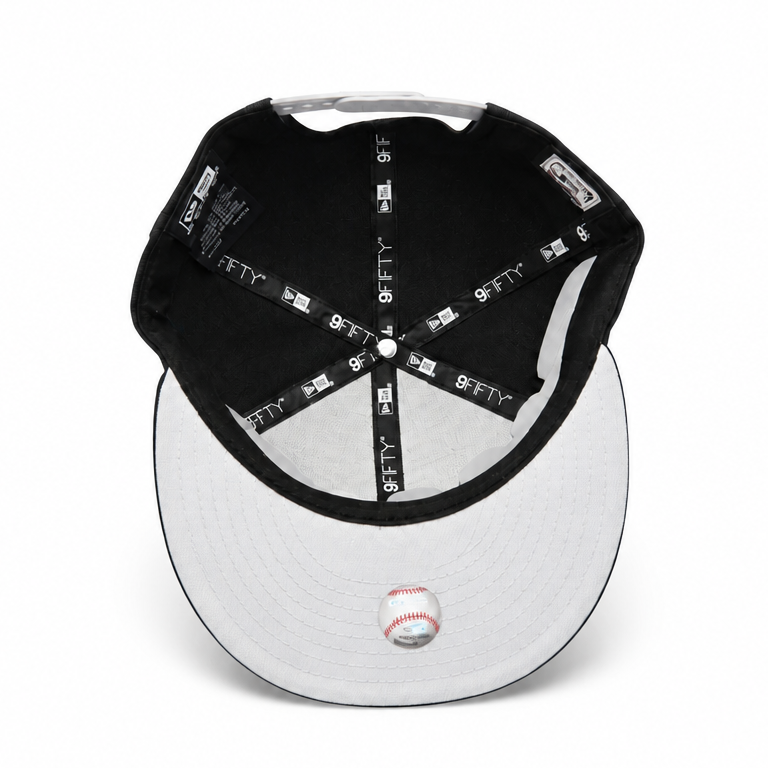 MEN'S NEW ERA MLB BLACK & GREY TORONTO BLUE JAYS 50TH SEASON PATCH 9FIFTY SNAPBACK HAT