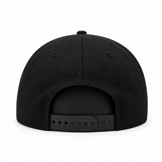 MEN'S NEW ERA MLB ALL BLACK TORONTO BLUE JAYS 50TH SEASON PATCH 9FIFTY SNAPBACK HAT