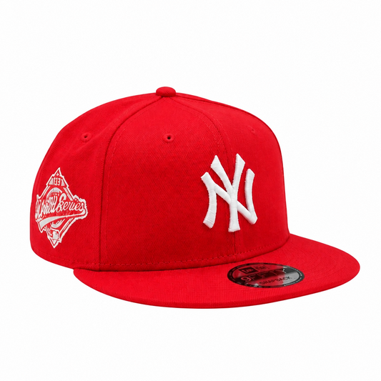 9FIFTY NEW ERA MEN'S MLB 1996 WORLD SERIES NEW YORK YANKEES RED SNAPBACK HAT