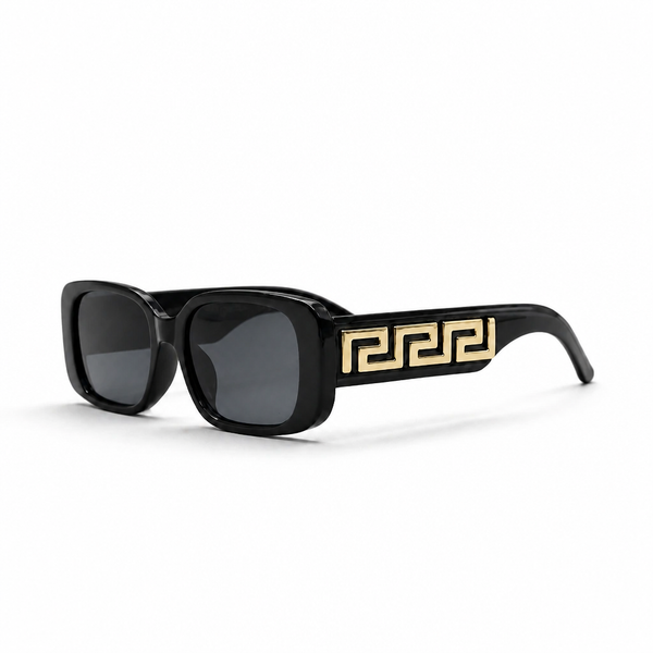 BLACK/GOLD DESIGNER SUNGLASSES (J7531P)