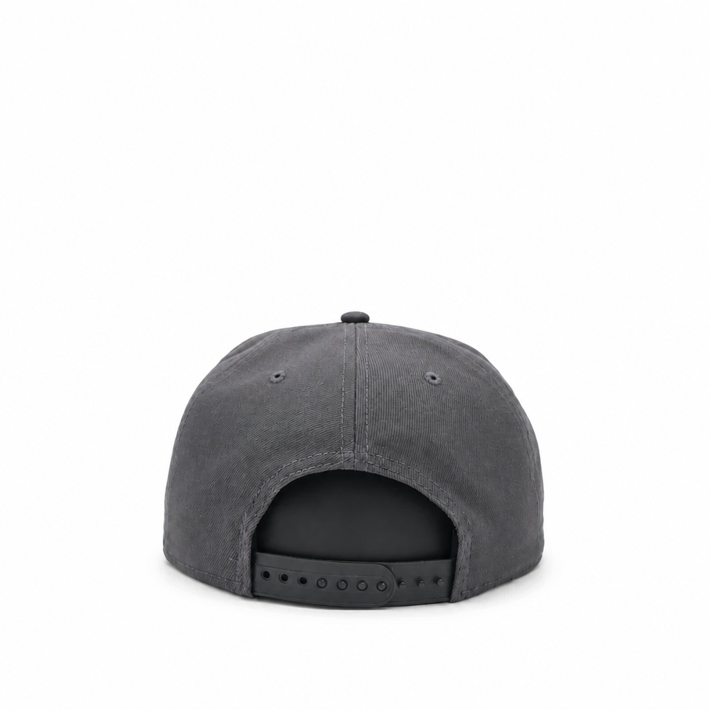 MEN'S NEW ERA MLB GRAPHITE & BLACK TORONTO BLUE JAYS 50TH SEASON PATCH 9FIFTY SNAPBACK HAT