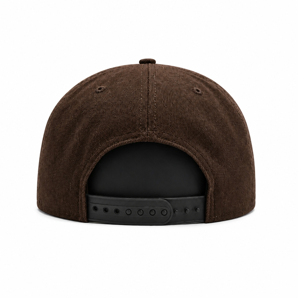 MEN'S NEW ERA MLB BROWN & WHITE TORONTO BLUE JAYS 50TH SEASON PATCH 9FIFTY SNAPBACK HAT