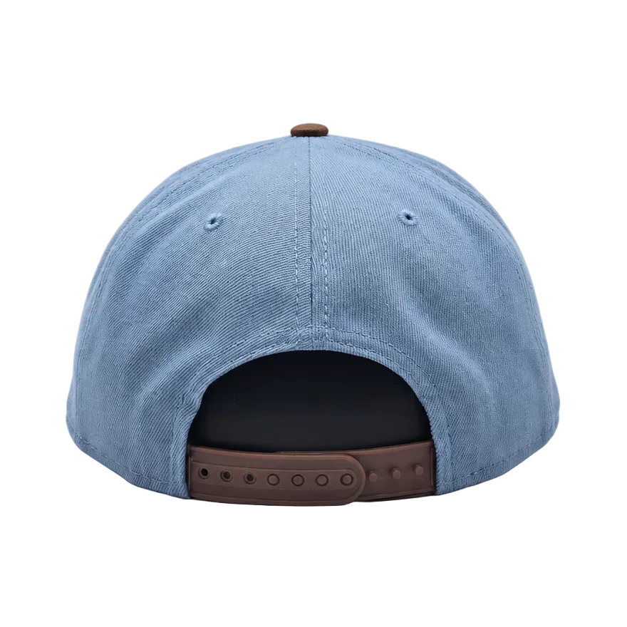 9FIFTY MEN'S NEW ERA NBA LOS ANGELES LAKERS BLUE/BROWN SNAPBACK HAT