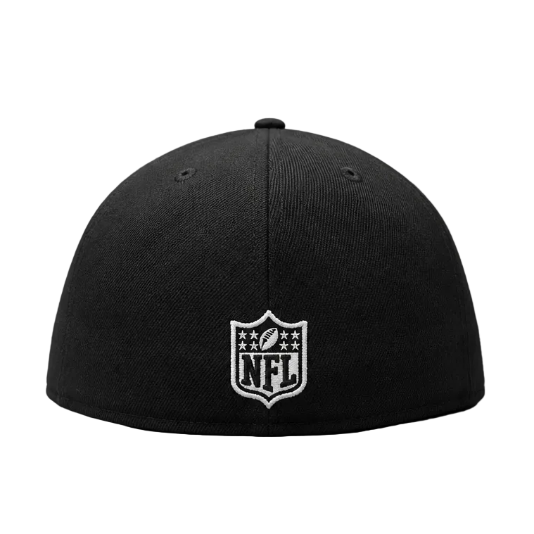 59FIFTY MEN'S NEW ERA NFL SAN FRANCISCO 49ERS BLACK W/ RHINESTONE LOGO FITTED HAT