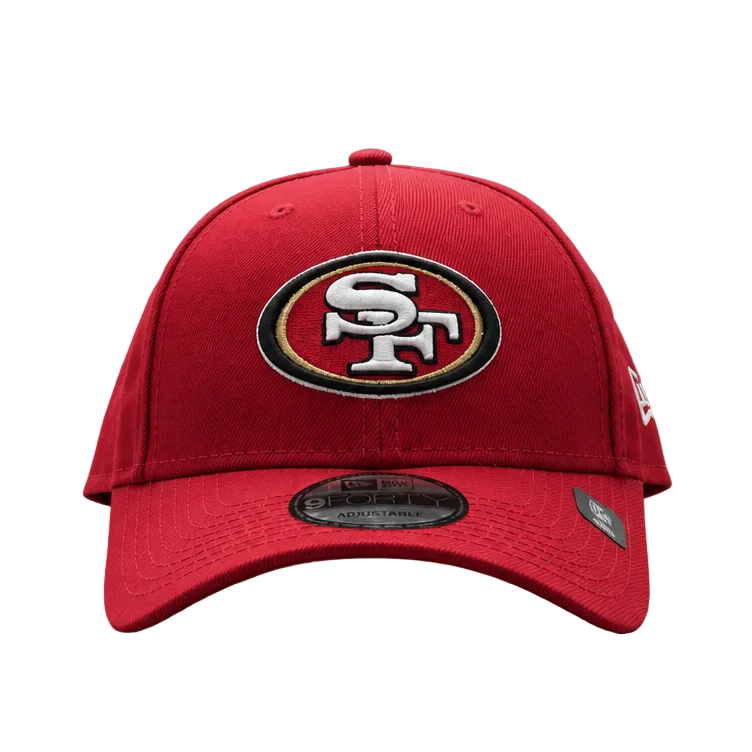 NEW ERA 9FORTY NFL SAN FRANCISCO 49ERS ALL RED ADJUSTABLE CAP