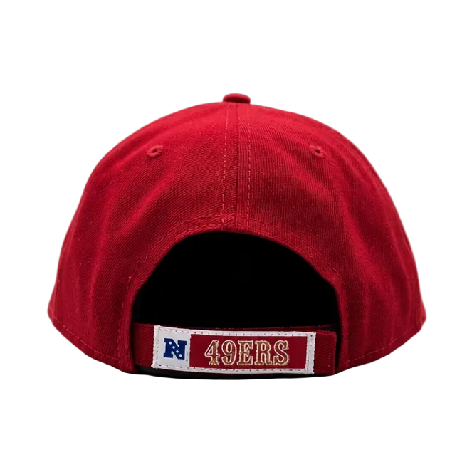NEW ERA 9FORTY NFL SAN FRANCISCO 49ERS ALL RED ADJUSTABLE CAP