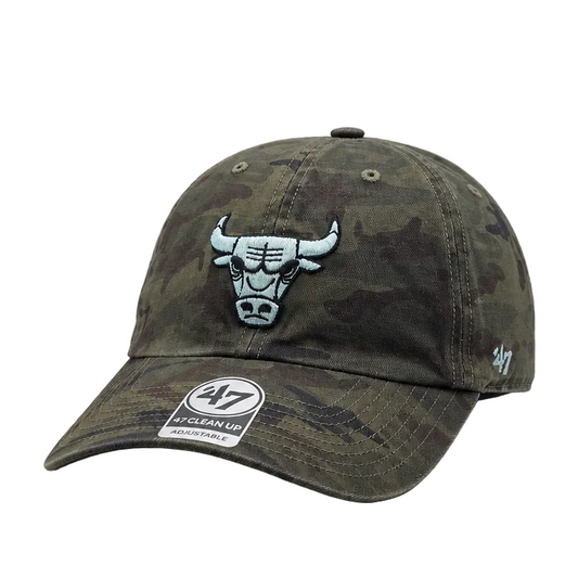 CHICAGO BULLS NBA ADJUSTABLE CAMO CAP