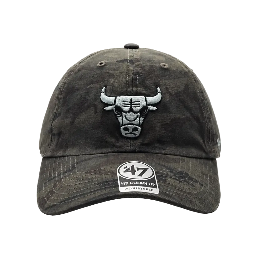 CHICAGO BULLS NBA ADJUSTABLE CAMO CAP