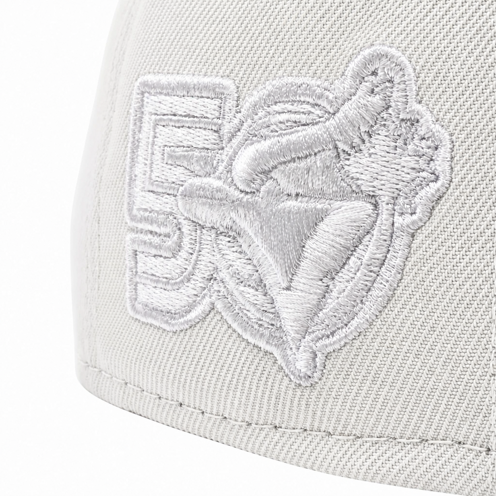 MEN'S NEW ERA MLB ALL WHITE TORONTO BLUE JAYS 50TH SEASON PATCH 9FIFTY SNAPBACK HAT