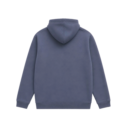 MEN'S EMBROIDERED CANADA FLEECE PULLOVER HOODIE (NAVY BLUE)