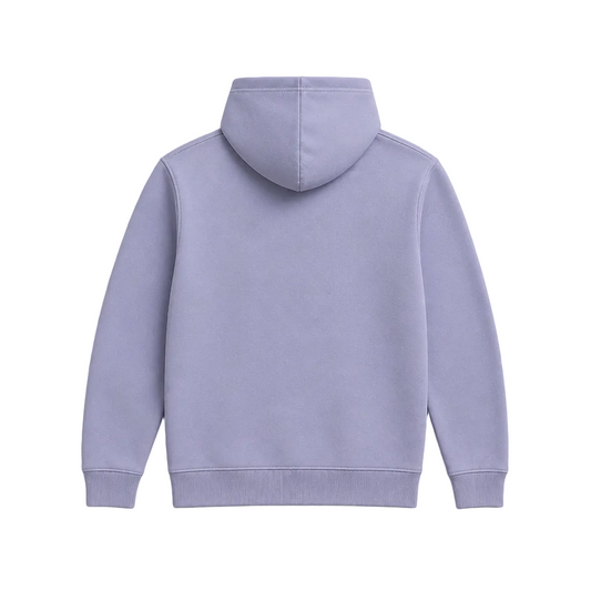 MEN'S EMBROIDERED CANADA FLEECE PULLOVER HOODIE (PURPLE)