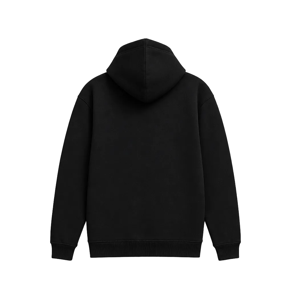 MEN'S EMBROIDERED CANADA FLEECE PULLOVER HOODIE (BLACK)