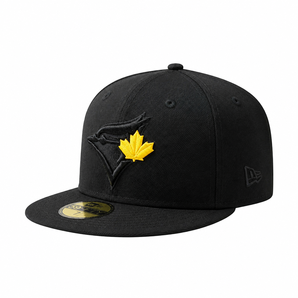 59FIFTY NEW ERA MLB TORONTO BLUE JAYS BLACK/GOLD FITTED HAT