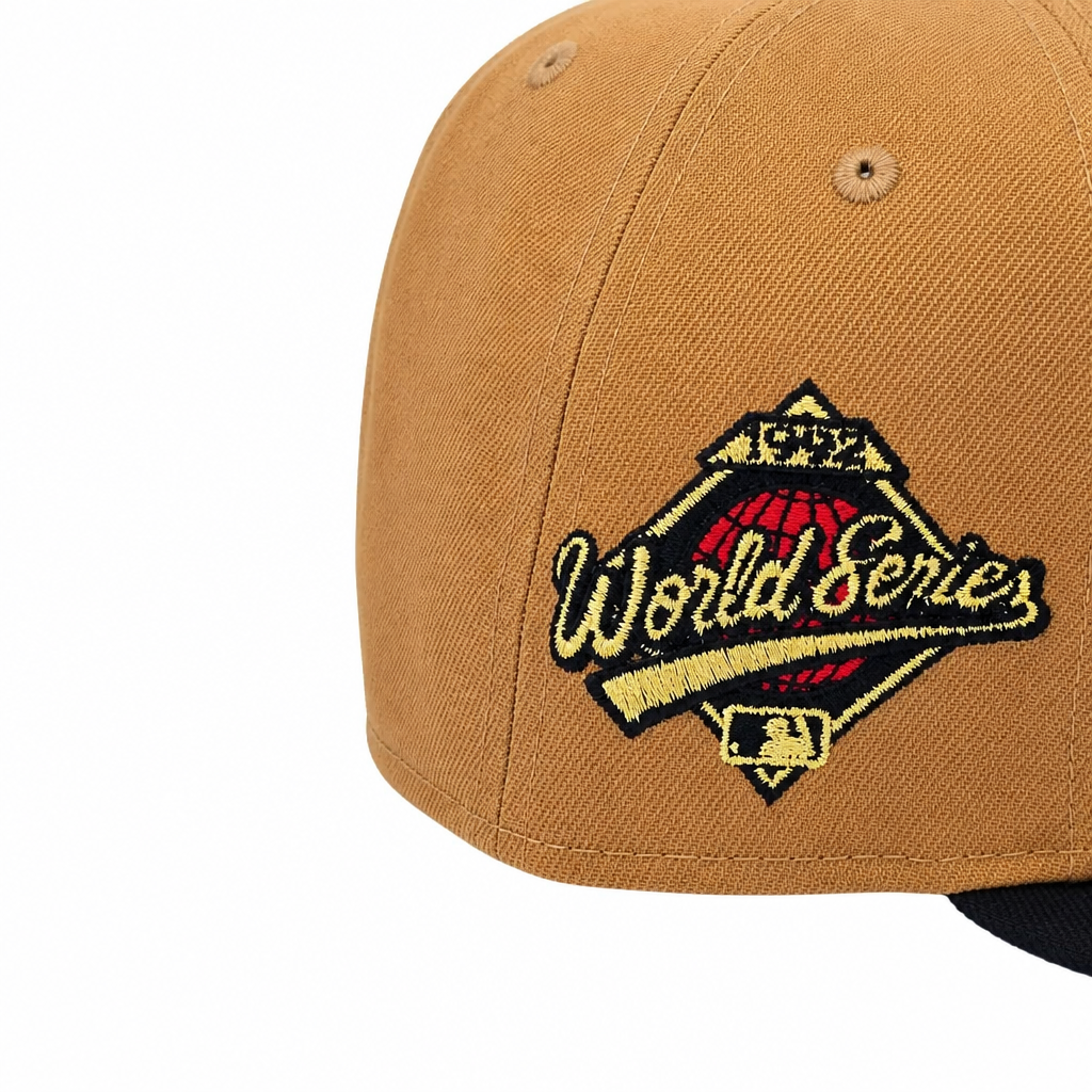 59FIFTY NEW ERA MLB 1992 WORLD SERIES TORONTO BLUE JAYS BRONZE/BLACK FITTED HAT