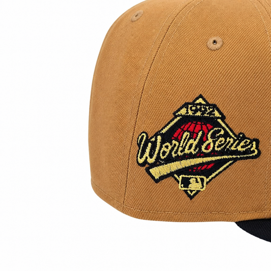 59FIFTY NEW ERA MLB 1992 WORLD SERIES TORONTO BLUE JAYS BRONZE/BLACK FITTED HAT