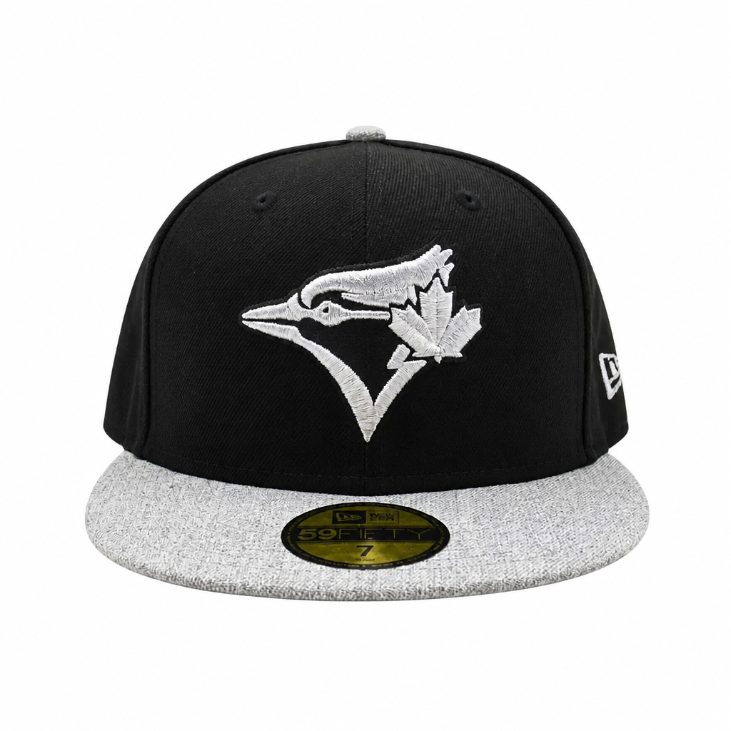 59FIFTY NEW ERA MLB TORONTO BLUE JAYS BLACK/GREY FITTED HAT