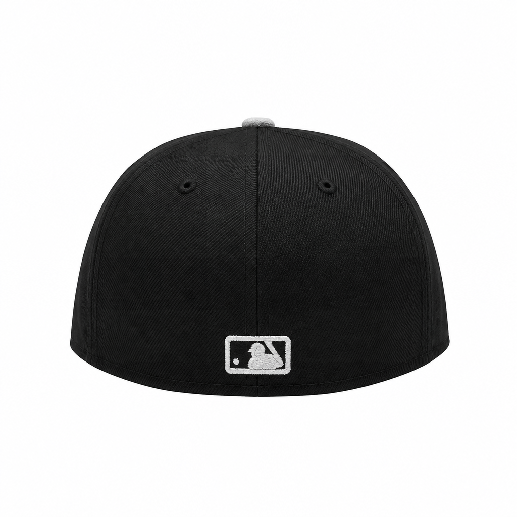 59FIFTY NEW ERA MLB TORONTO BLUE JAYS BLACK/GREY FITTED HAT