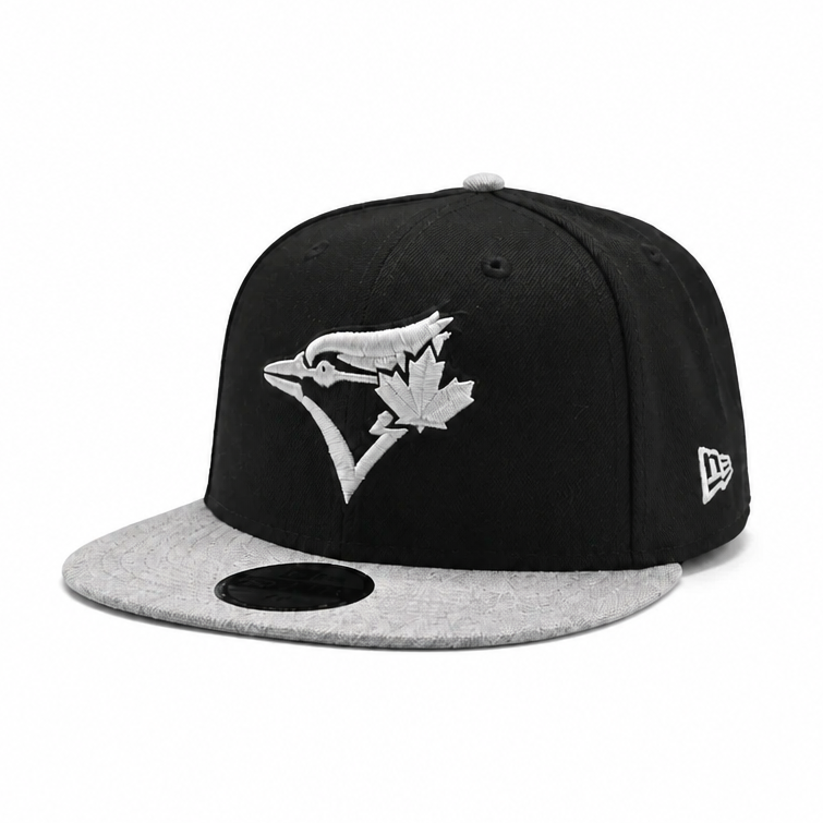59FIFTY NEW ERA MLB TORONTO BLUE JAYS BLACK/GREY FITTED HAT