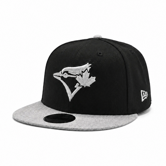 59FIFTY NEW ERA MLB TORONTO BLUE JAYS BLACK/GREY FITTED HAT