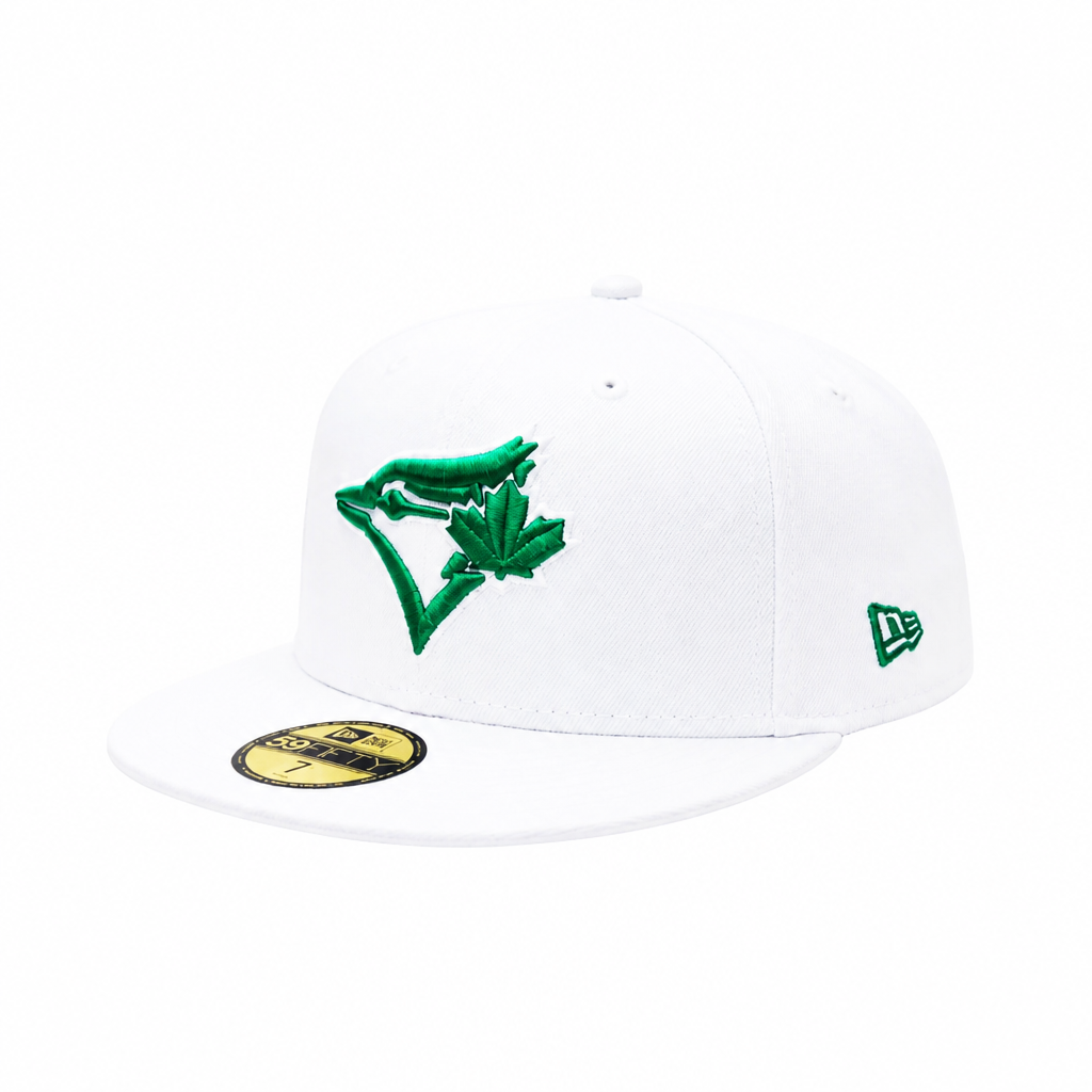 59FIFTY NEW ERA MLB 1992 WORLD SERIES TORONTO BLUE JAYS WHITE/GREEN FITTED HAT