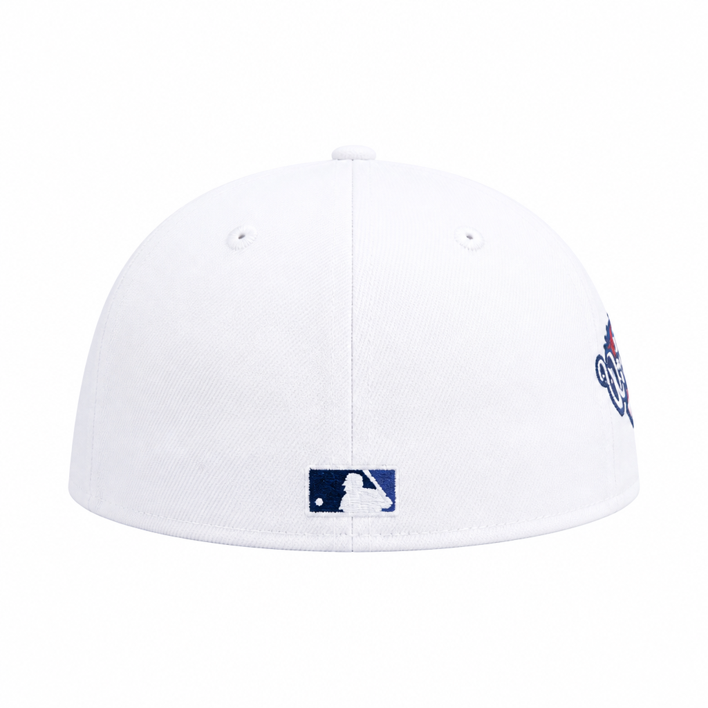 59FIFTY NEW ERA MLB 1992 WORLD SERIES TORONTO BLUE JAYS WHITE/BLUE FITTED HAT
