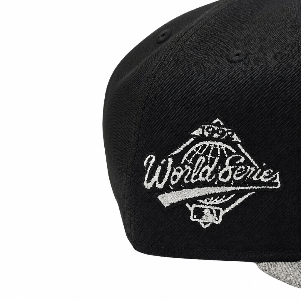 NEW ERA 9FIFTY WORLD SERIES 1992 MLB TORONTO BLUE JAYS BLACK & HEATHER GREY SNAPBACK HAT