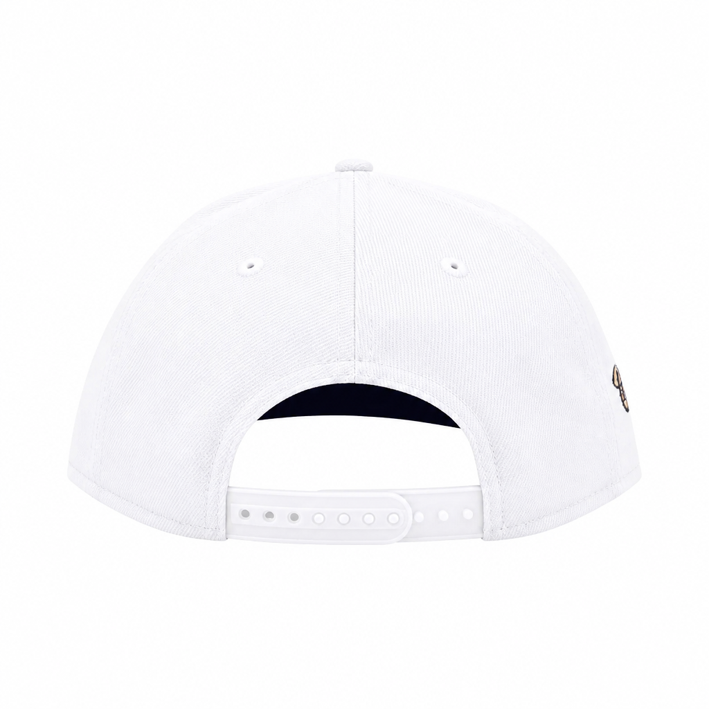 NEW ERA 9FIFTY MLB 1993 WORLD SERIES TORONTO BLUE JAYS WHITE, GOLD & RED SNAPBACK HAT