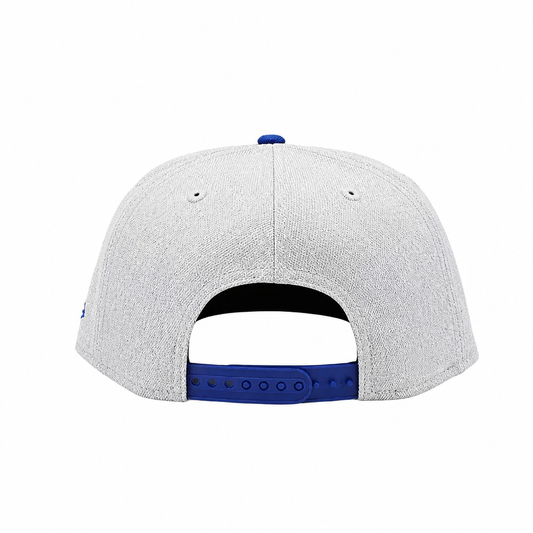 NEW ERA 9FIFTY NBA TORONTO RAPTORS 1X CHAMPS HEATHER GREY ROYAL SNAPBACK HAT