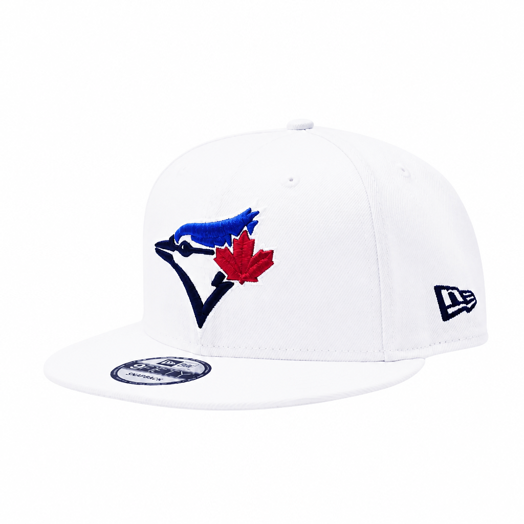 NEW ERA 9FIFTY MLB 1992 WORLD SERIES TORONTO BLUE JAYS WHITE & BLUE OTC SNAPBACK HAT