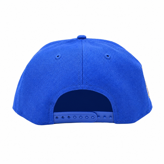 NEW ERA 9FIFTY NBA TORONTO RAPTORS 1X CHAMPS BLACK ROYAL BLUE/GOLD SNAPBACK HAT