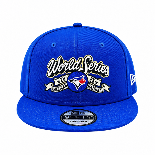 NEW ERA 9FIFTY MLB TORONTO BLUE JAYS WORLD SERIES 2025 AMERICAN NATIONAL LEAGUE SNAPBACK HAT