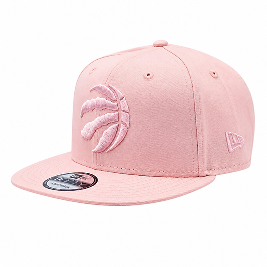 NEW ERA 9FIFTY NBA TORONTO RAPTORS 1X CHAMPS BLUSH PINK SNAPBACK HAT