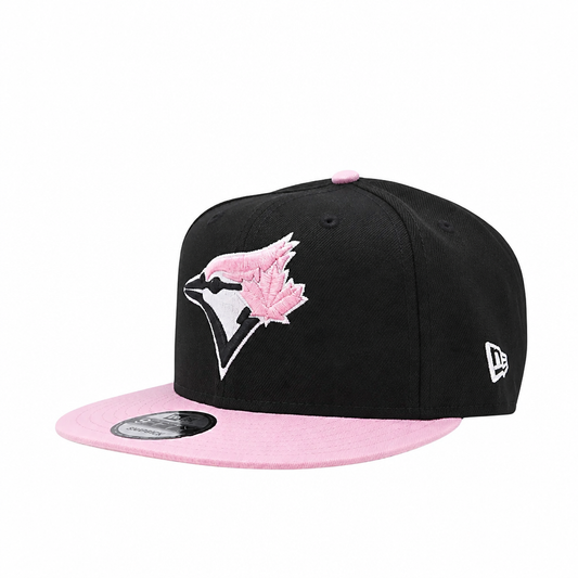 9FIFTY NEW ERA MLB 1992 WORLD SERIES TORONTO BLUE JAYS BLACK/PINK SNAPBACK HAT