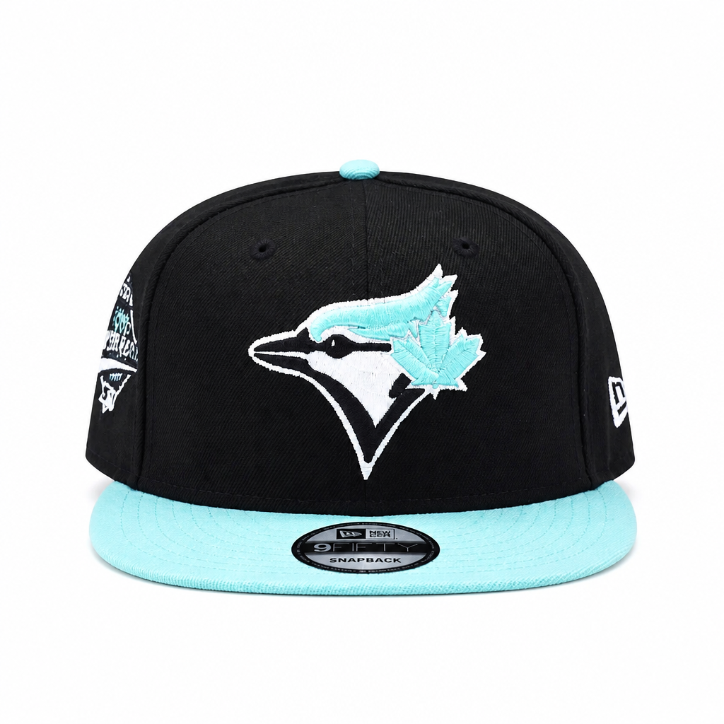 9FIFTY NEW ERA MLB 1992 WORLD SERIES TORONTO BLUE JAYS BLACK/TINT SNAPBACK HAT
