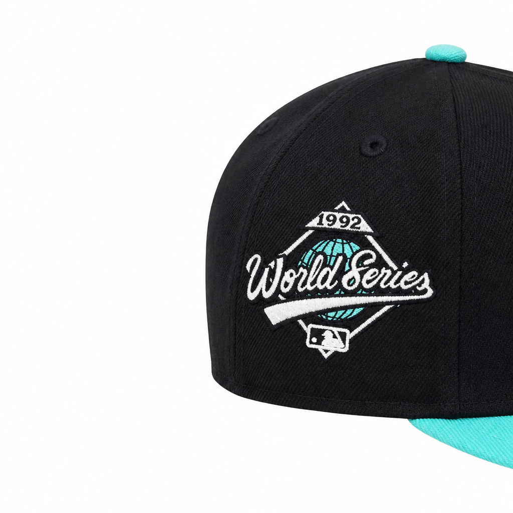 9FIFTY NEW ERA MLB 1992 WORLD SERIES TORONTO BLUE JAYS BLACK/TINT SNAPBACK HAT