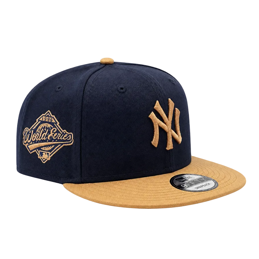 NEW ERA 9FIFTY NEW YORK YANKEES 1996 WORLD SERIES NAVY BLUE/BRONZE SNAPBACK HAT