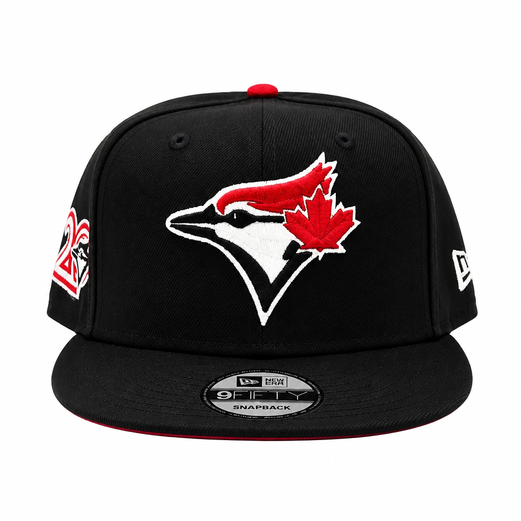9FIFTY NEW ERA MLB 20TH ANNIVERSARY TORONTO BLUE JAYS BLACK/RED SNAPBACK HAT