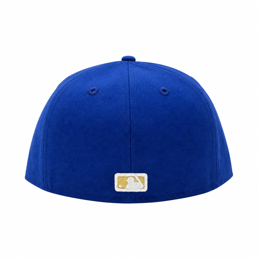 59FIFTY NEW ERA MLB TORONTO BLUE JAYS SONGBIRD BLUE WITH WHITE/GOLD LOGO FITTED HAT