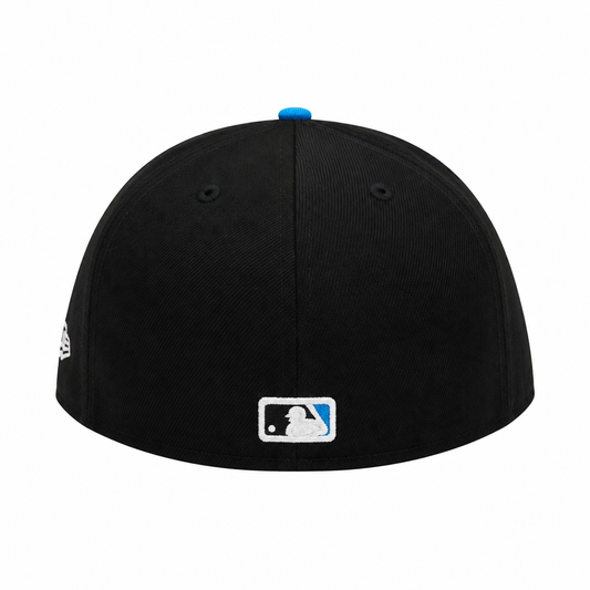 59FIFTY NEW ERA MLB TORONTO BLUE JAYS BLACK/FANATIC BLUE FITTED HAT